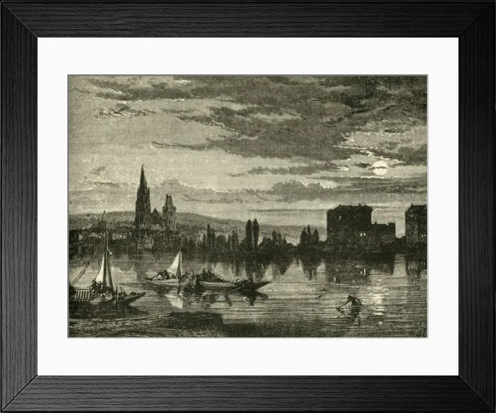 Framed Print : St. Denis, 1890. Creator: Unknown Framed Print : St. Denis, 1890. Creator: Unknown