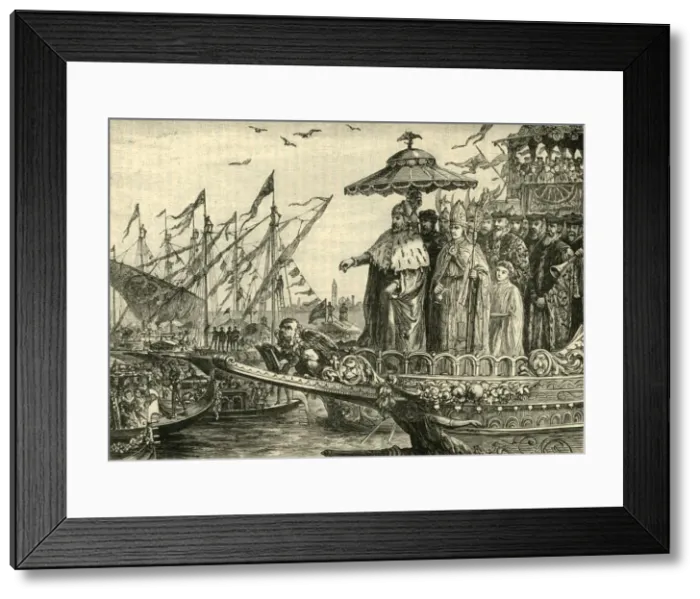 Framed Print : The Wedding of the Adriatic, (c991-1009), 1890. Creator: Unknown Framed Print : The Wedding of the Adriatic, (c991-1009), 1890. Creator: Unknown