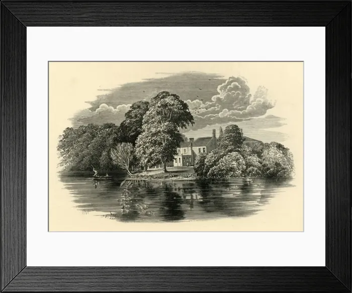 Framed Print : On the Lea, c1890. Creator: Unknown Framed Print : On the Lea, c1890. Creator: Unknown