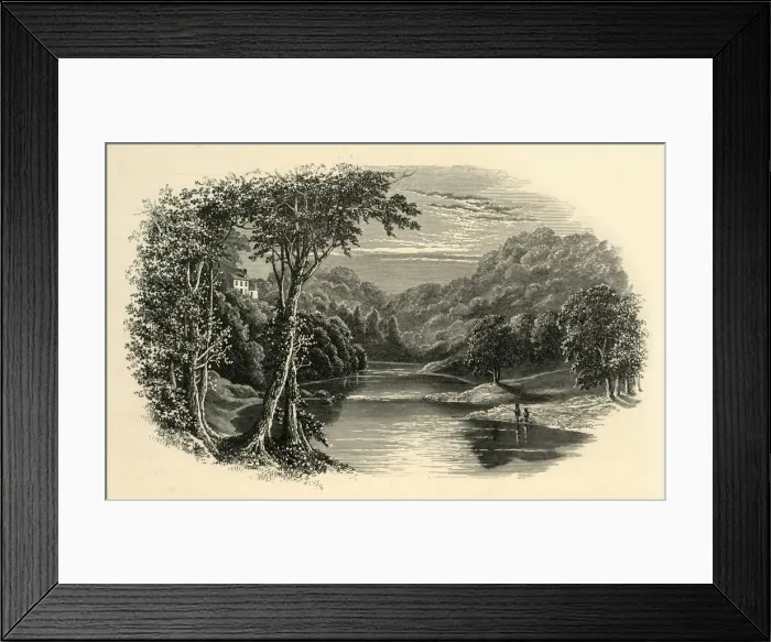Framed Print : On the Hodder, c1890. Creator: Unknown Framed Print : On the Hodder, c1890. Creator: Unknown