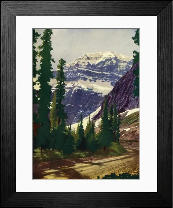 Framed Print : In Canadas Greatest National Park - Jasper National Park, c1948. Creator: Unknown Framed Print : In Canadas Greatest National Park - Jasper National Park, c1948. Creator: Unknown