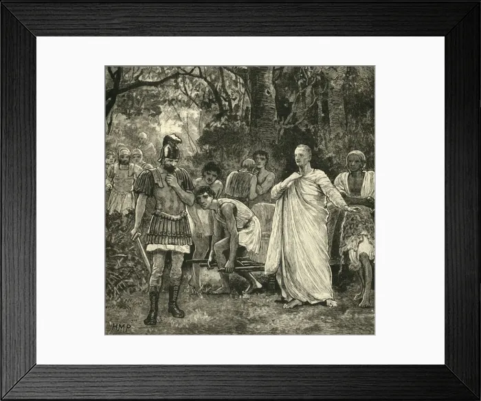 Framed Print : Murder of Cicero, 1890. Creator: Unknown Framed Print : Murder of Cicero, 1890. Creator: Unknown