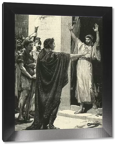Caesar Possessing Himself of the Treasure in the Temple of Saturn, 1890. Creator: Unknown