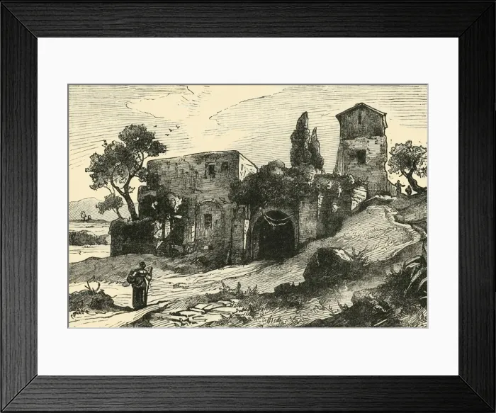 Framed Print : View from the Gardens of Sallust, 1890. Creator: Unknown Framed Print : View from the Gardens of Sallust, 1890. Creator: Unknown