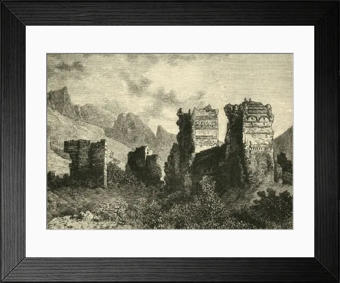Framed Print : Ruins of the Old City Walls, Antioch, 1890. Creator: Unknown Framed Print : Ruins of the Old City Walls, Antioch, 1890. Creator: Unknown