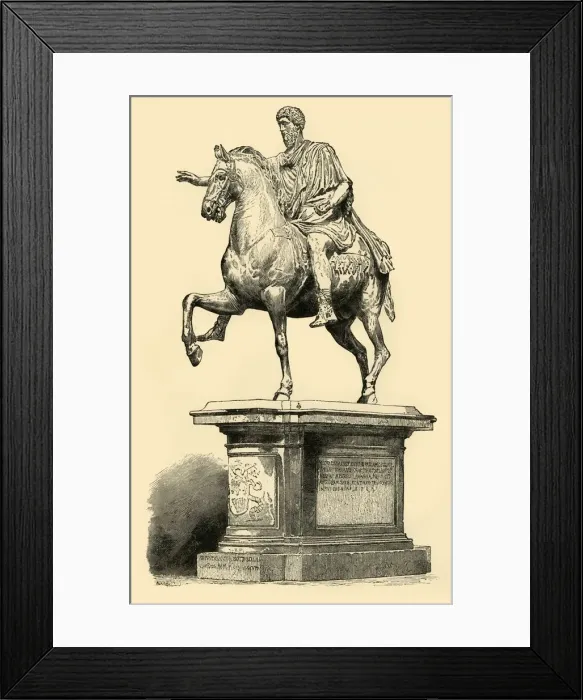 Framed Print : Marcus Aurelius, 1890. Creator: Unknown Framed Print : Marcus Aurelius, 1890. Creator: Unknown