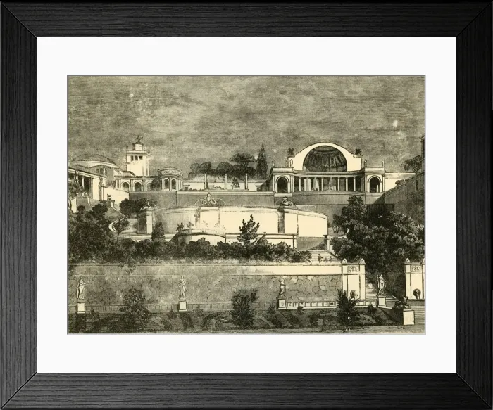 Framed Print : Hadrians Villa at Tibur, 1890. Creator: Unknown Framed Print : Hadrians Villa at Tibur, 1890. Creator: Unknown