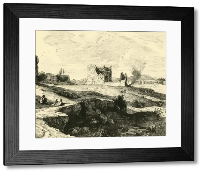 Framed Print : View of the Campagna from the Via Appia, 1890. Creator: Unknown Framed Print : View of the Campagna from the Via Appia, 1890. Creator: Unknown