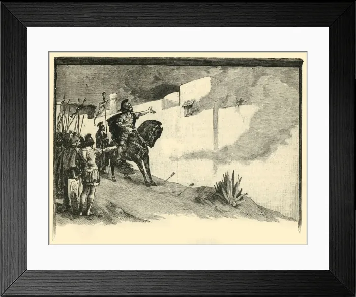 Framed Print : Brutus Before Xanthus, 1890. Creator: Unknown Framed Print : Brutus Before Xanthus, 1890. Creator: Unknown