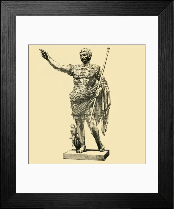 Framed Print : Augustus, 1890. Creator: Unknown Framed Print : Augustus, 1890. Creator: Unknown
