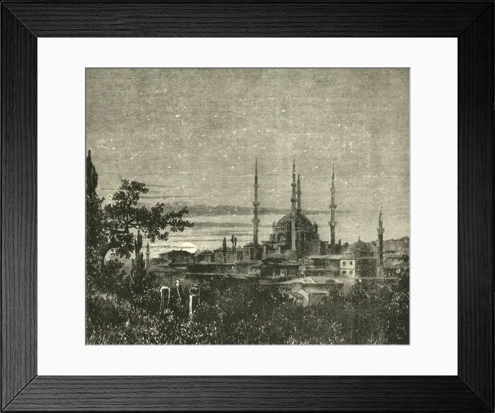 Framed Print : View in Adrianople - The Mosque of Selim II, 1890. Creator: Unknown Framed Print : View in Adrianople - The Mosque of Selim II, 1890. Creator: Unknown