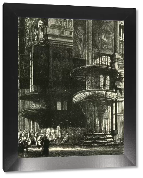 Interior of Milan Cathedral, 1890. Creator: Unknown