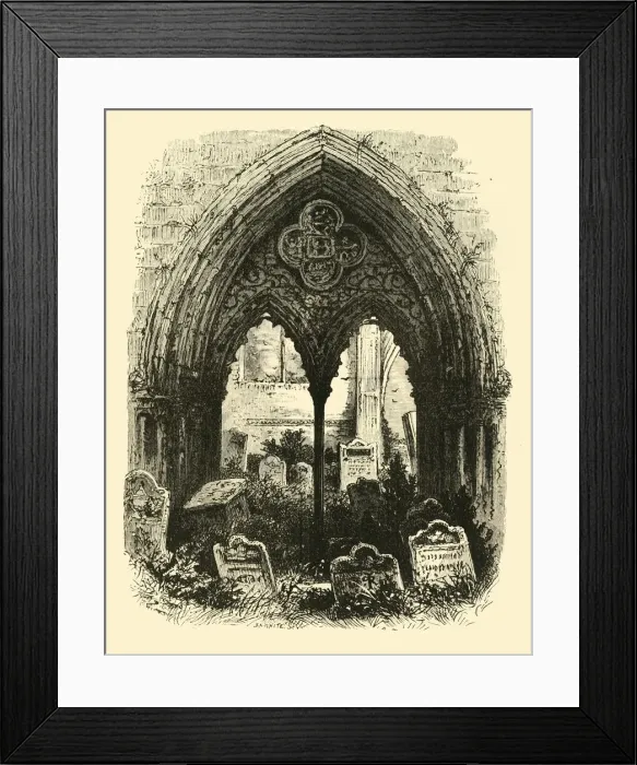 Framed Print : Great Portal, Crowland Abbey, 1890. Creator: Unknown Framed Print : Great Portal, Crowland Abbey, 1890. Creator: Unknown