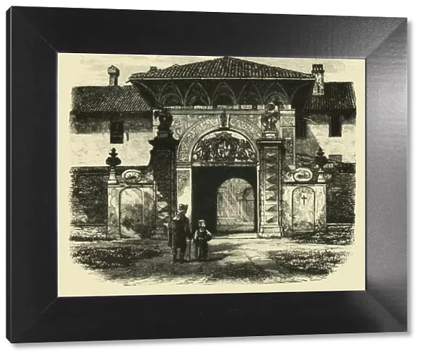Gateway of the Certosa, Pavia, 1890. Creator: Unknown