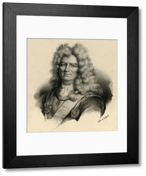 Framed Print : Vauban, (1633-1707), c1830. Creator: Francois-Seraphin Delpech Framed Print : Vauban, (1633-1707), c1830. Creator: Francois-Seraphin Delpech