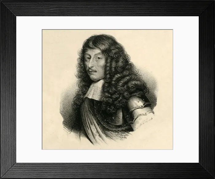 Framed Print : Le Grand Conde, (1621-1686), c1830. Creator: Francois-Seraphin Delpech Framed Print : Le Grand Conde, (1621-1686), c1830. Creator: Francois-Seraphin Delpech