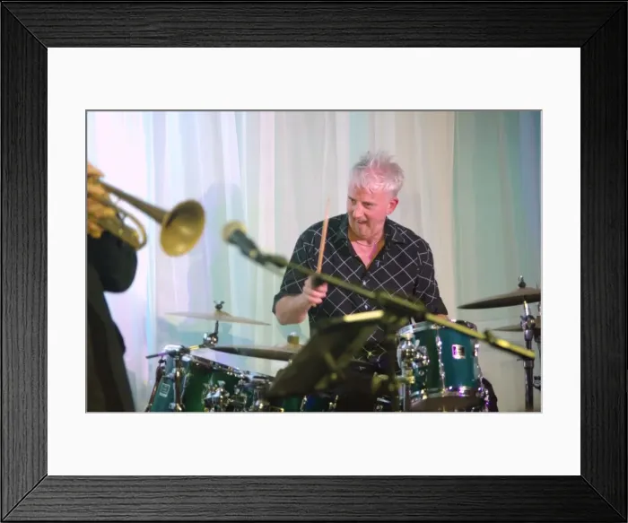 Framed Print : Carl Hemmingsley, Watermill Jazz Club, Dorking, Surrey, 25 June 2019. Creator: Brian O Connor Framed Print : Carl Hemmingsley, Watermill Jazz Club, Dorking, Surrey, 25 June 2019. Creator: Brian O Connor