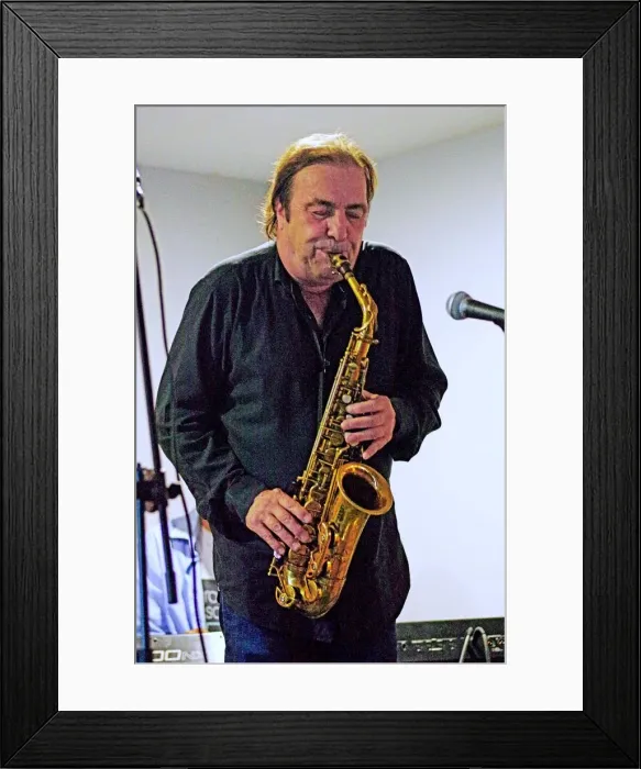 Framed Print : Greg Abate, Splash Point Jazz Club, Eastbourne, East Sussex, 24 July 2019. Creator: Brian O Connor Framed Print : Greg Abate, Splash Point Jazz Club, Eastbourne, East Sussex, 24 July 2019. Creator: Brian O Connor