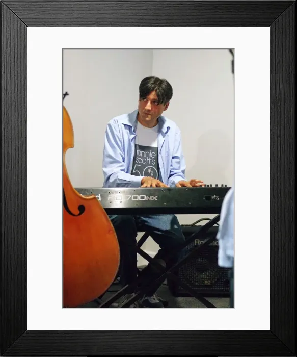 Framed Print : Leon Greening, Splash Point Jazz Club, Eastbourne, East Sussex, 24 July 2019. Creator Framed Print : Leon Greening, Splash Point Jazz Club, Eastbourne, East Sussex, 24 July 2019. Creator