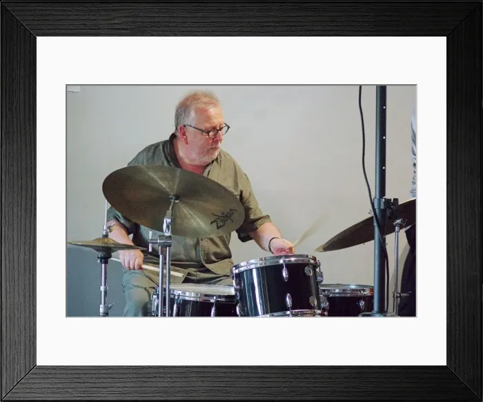 Framed Print : Spike Wells, Splash Point Jazz Club, Eastbourne, East Sussex, 24 July 2019. Creator Framed Print : Spike Wells, Splash Point Jazz Club, Eastbourne, East Sussex, 24 July 2019. Creator