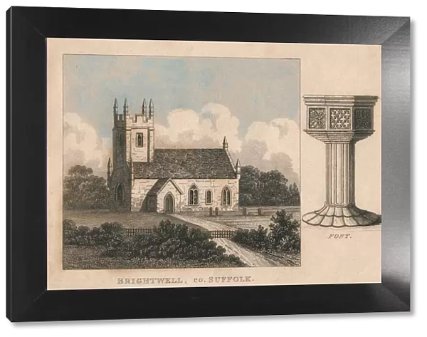 The church of St John the Baptist, Brightwell, Suffolk, 19th century? Creator: Unknown