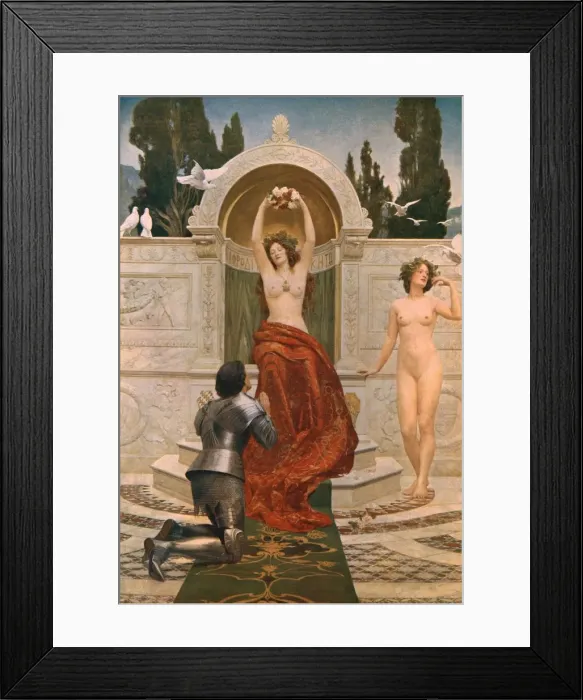 Framed Print : In The Venusberg, 1901, (c1930). Creator: John Maler Collier Framed Print : In The Venusberg, 1901, (c1930). Creator: John Maler Collier