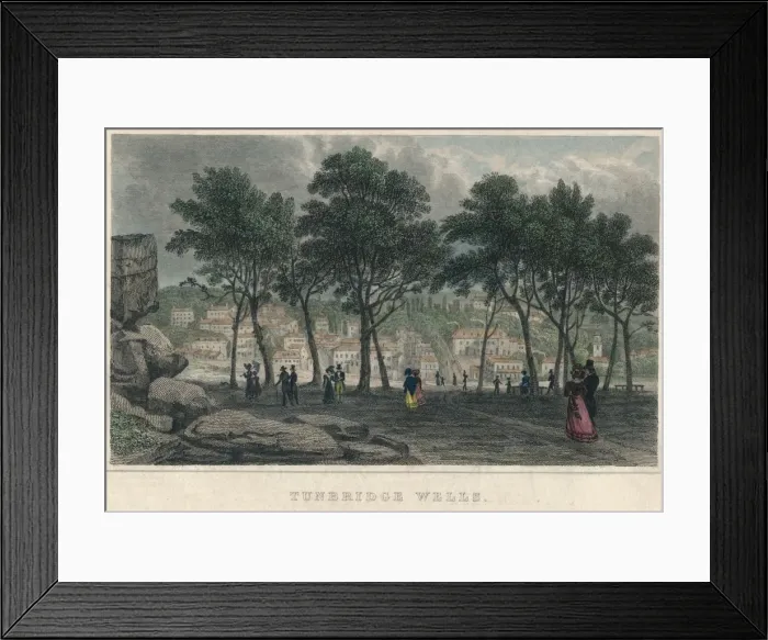 Framed Print : Tunbridge Wells, 1828. Creator: Unknown