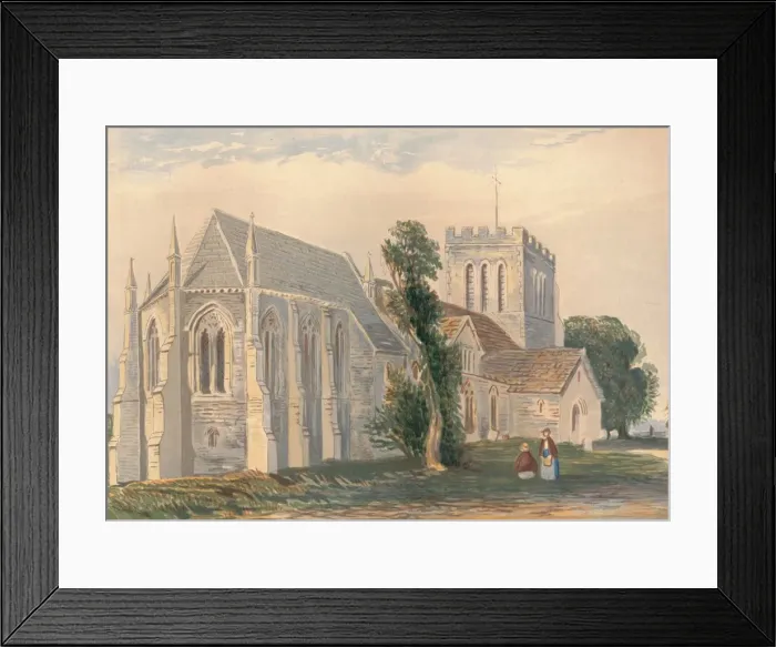 Framed Print : St. Mary, Madley, Herefordshire, 19th century? Creator: Unknown Framed Print : St. Mary, Madley, Herefordshire, 19th century? Creator: Unknown