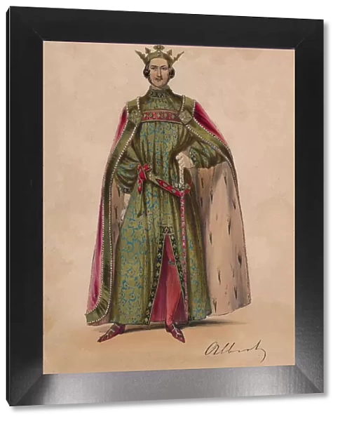 Prince Albert in costume as Plantagenet King Edward III for the Bal Costume, May 12 1842