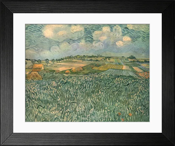 Framed Print : Landscape Near Auvers, June 1890, (1947). Creator: Vincent van Gogh Framed Print : Landscape Near Auvers, June 1890, (1947). Creator: Vincent van Gogh