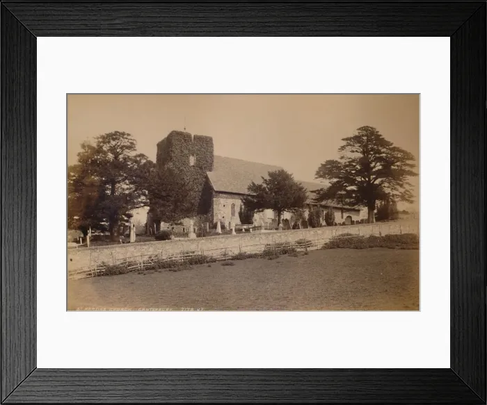 Framed Print : St. Martins Church, Canterbury, 1929. Creator: Unknown Framed Print : St. Martins Church, Canterbury, 1929. Creator: Unknown