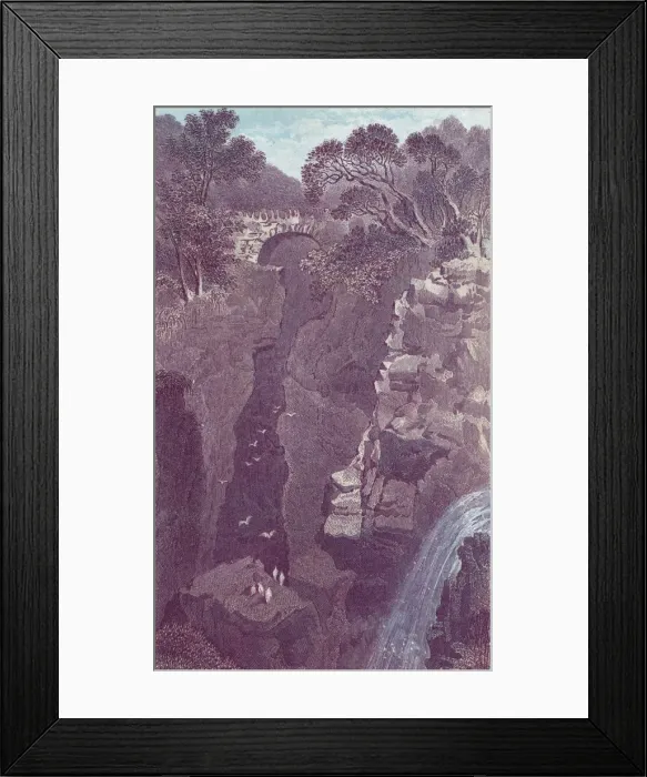 Framed Print : Rumbling Bridge. Dunkeld, 19th century? Creator: Unknown Framed Print : Rumbling Bridge. Dunkeld, 19th century? Creator: Unknown