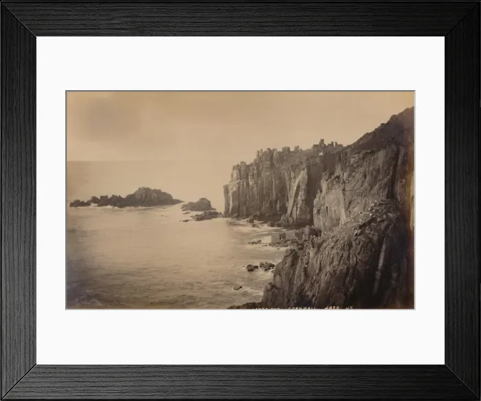Framed Print : Lands End, Cornwall, 1929. Creator: Unknown Framed Print : Lands End, Cornwall, 1929. Creator: Unknown