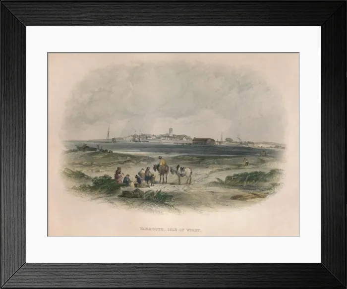 Framed Print : Yarmouth, Isle of Wight, c19th century. Creator: Unknown Framed Print : Yarmouth, Isle of Wight, c19th century. Creator: Unknown