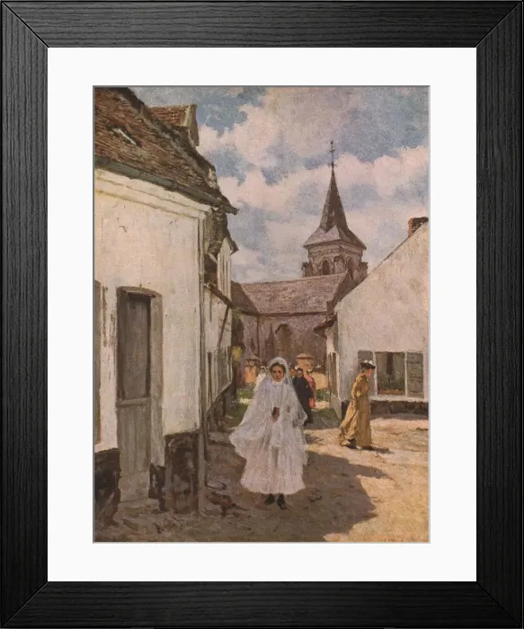 Framed Print : Returning from the First Communion, late 19th-early 20th century, (c1930). Creator Framed Print : Returning from the First Communion, late 19th-early 20th century, (c1930). Creator