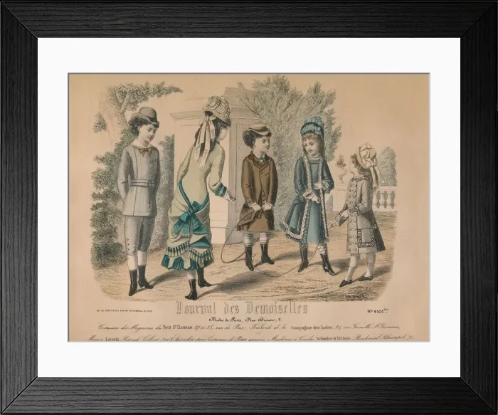 Framed Print : Journal des Demoiselles, c1830s. Creator: James Fittler Framed Print : Journal des Demoiselles, c1830s. Creator: James Fittler