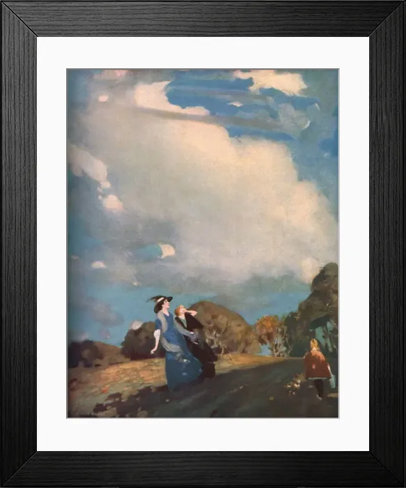 Framed Print : The Lark, early 20th century, (c1930). Creator: George Henry Framed Print : The Lark, early 20th century, (c1930). Creator: George Henry