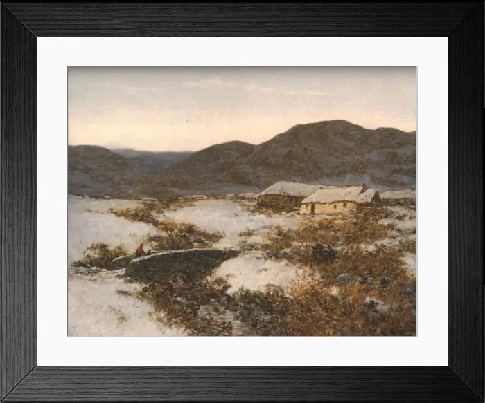 Framed Print : Winter Twilight, c1904, (c1930). Creator: Alexander Kellock Brown Framed Print : Winter Twilight, c1904, (c1930). Creator: Alexander Kellock Brown