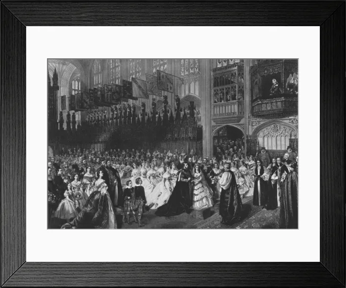 Framed Print : The Marriage of the Prince of Wales with Princess Alexandra of Denmark, March 10 1863, (1901) Framed Print : The Marriage of the Prince of Wales with Princess Alexandra of Denmark, March 10 1863, (1901)