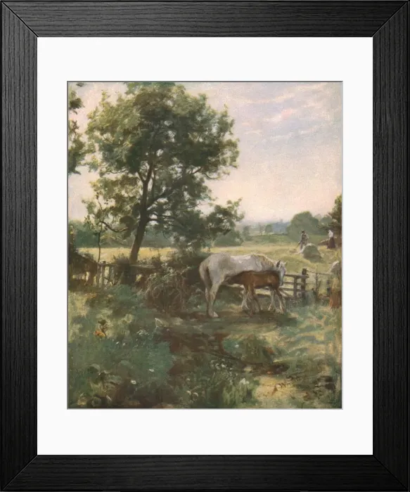 Framed Print : Summertime, late 19th-early 20th century, (c1930). Creator: James Lawton Wingate Framed Print : Summertime, late 19th-early 20th century, (c1930). Creator: James Lawton Wingate