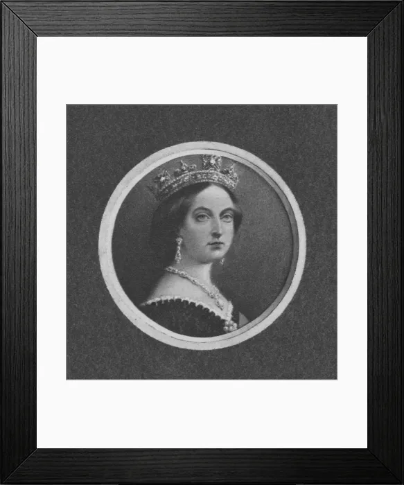 Framed Print : Queen Victoria in her fourth decade, (1901). Creator: Unknown Framed Print : Queen Victoria in her fourth decade, (1901). Creator: Unknown