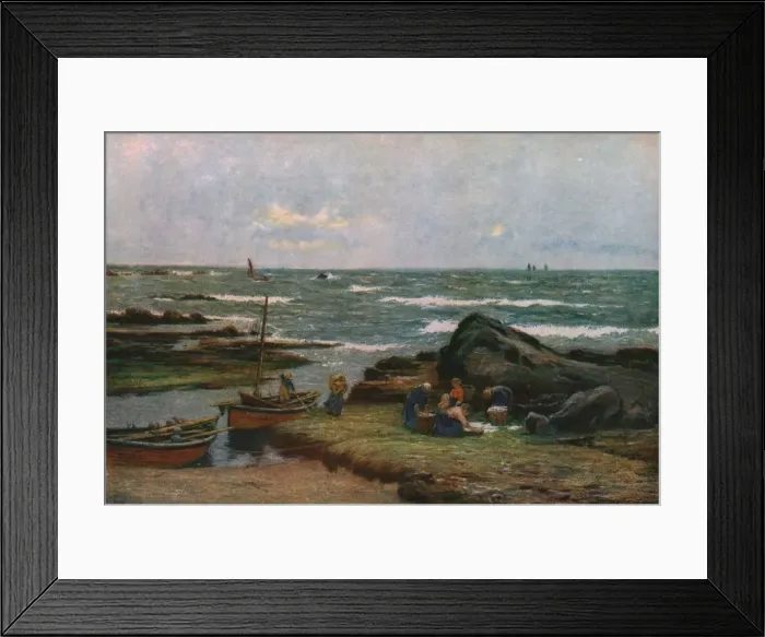 Framed Print : Fresh from the Sea, 1899, (c1930). Creator: Robert Weir Allan Framed Print : Fresh from the Sea, 1899, (c1930). Creator: Robert Weir Allan