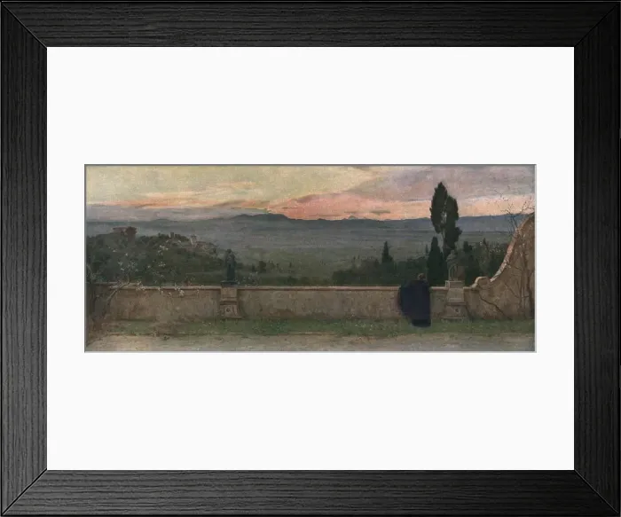 Framed Print : Val D Arno: Evening, c1901, (c1930). Creator: Matthew Ridley Corbet Framed Print : Val D Arno: Evening, c1901, (c1930). Creator: Matthew Ridley Corbet