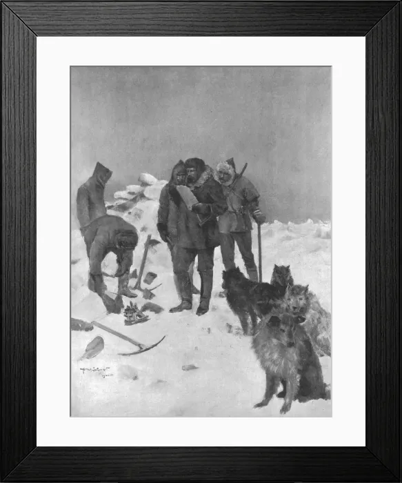Framed Print : Captain MacClintocks Search for Franklin, 1859: The Discovery of the... Relics Framed Print : Captain MacClintocks Search for Franklin, 1859: The Discovery of the... Relics