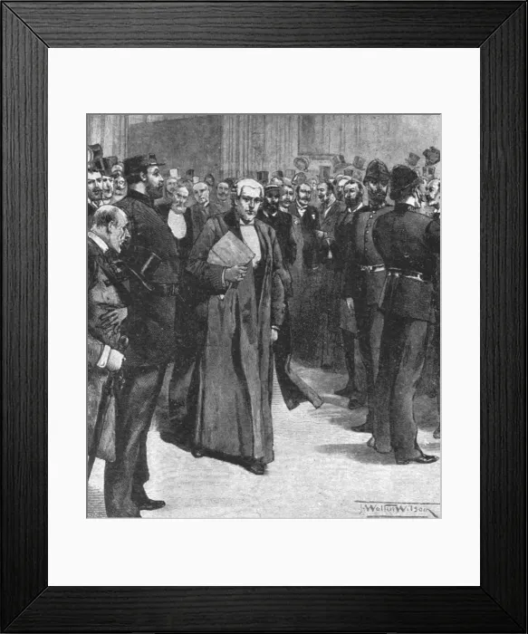 Framed Print : The Passage of the Home Rule Bill from the Commons to the Lords, September 2, 1893, (1901) Framed Print : The Passage of the Home Rule Bill from the Commons to the Lords, September 2, 1893, (1901)