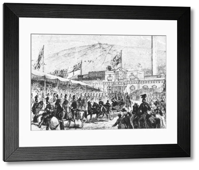 Framed Print : The Prince of Wales First Visit to the Colonies, 1860, (1901). Creator: Unknown Framed Print : The Prince of Wales First Visit to the Colonies, 1860, (1901). Creator: Unknown