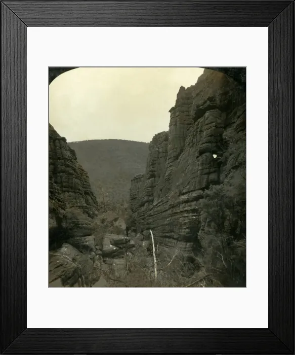 Framed Print : The Grand Canon [sic], Grampians, Victoria, Australia, 1908. Creator: George Rose
