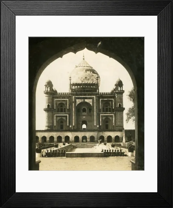 Framed Print : Safdarjungs Tomb, Delhi, India, c1909. Creator: George Rose Framed Print : Safdarjungs Tomb, Delhi, India, c1909. Creator: George Rose