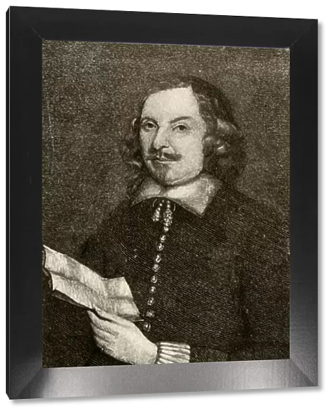 Picture of Edward Winslow, in Puritan dress, 1644, (1937). Creator: Unknown