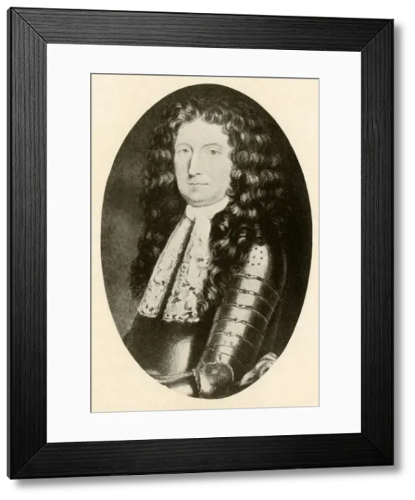 Framed Print : Portrait of Sir Edmund Andros, Colonial Governor, c1670-1680, (1937). Creator: Unknown Framed Print : Portrait of Sir Edmund Andros, Colonial Governor, c1670-1680, (1937). Creator: Unknown